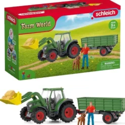 Schleich Traktor med släp 42608