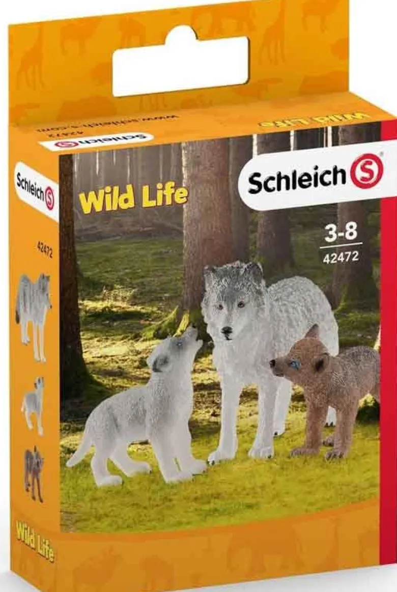 Schleich Varghona med valpar 42472