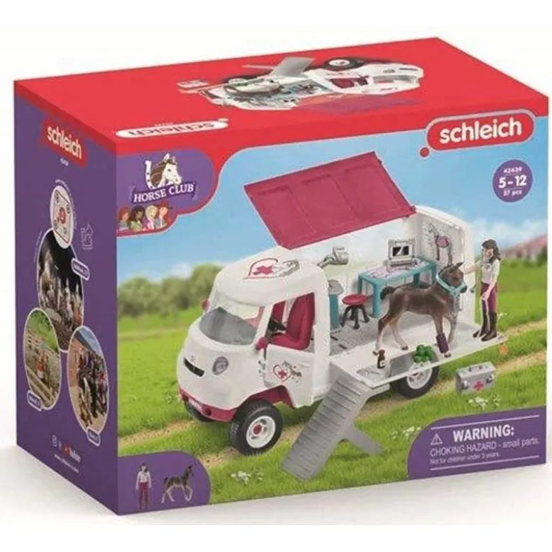 Schleich Veterinärsbil med Hanoverian Föl 42370