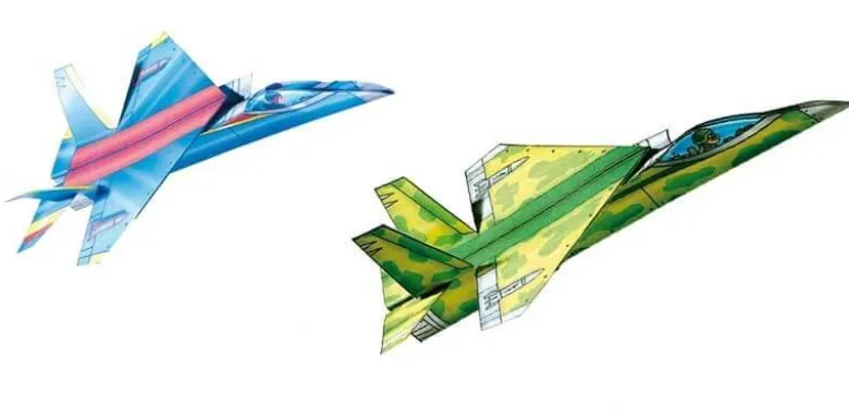 SES Flygplansorigami Origamipapper Pyssel
