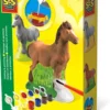 SES Gjutset Häst måla och gjut barnpyssel
