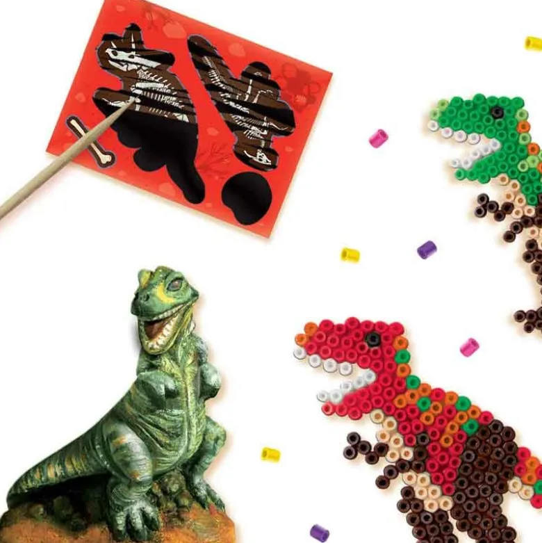SES Pyssel Gjut och måla, pärlor Dinosaurie-Tema