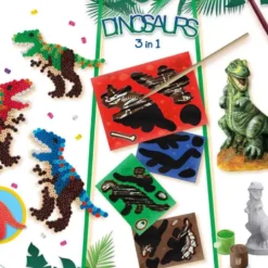 SES Pyssel Gjut och måla, pärlor Dinosaurie-Tema