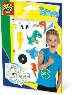 SES Tatueringar till barn 50 st.