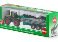 Siku Claas Xerion traktor med flytgödselspridare 1827 - 1:87
