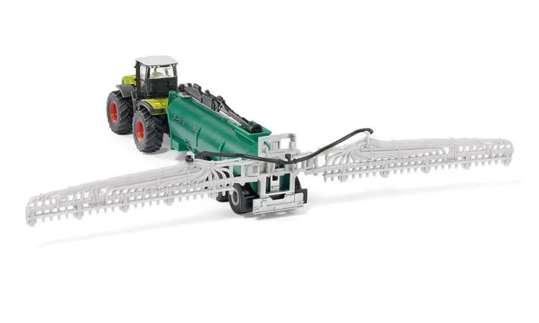 Siku Claas Xerion traktor med flytgödselspridare 1827 - 1:87