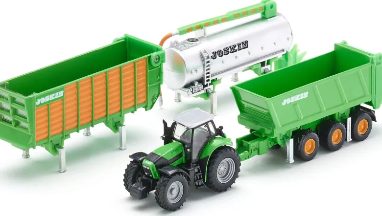 Siku Deutz Fahr Traktor med Trailer set 1848 - 1:87