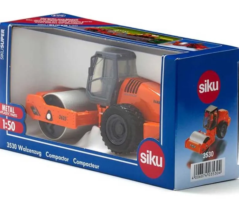 Siku Hamm 3625 Anläggningsmaskin och Rullvält 1:50 3530