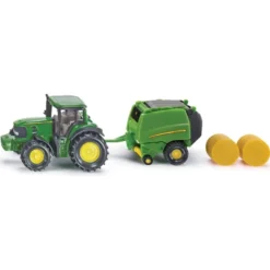 Siku John Deere traktor med Balpress 1665