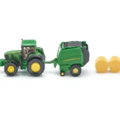 Siku John Deere traktor med Balpress 1665