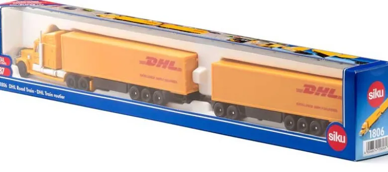 Siku Lastbil Långtradare DHL 1806 skala 1:87