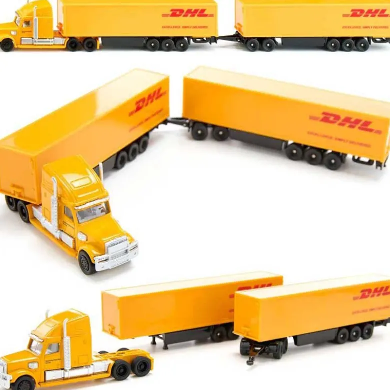 Siku Lastbil Långtradare DHL 1806 skala 1:87