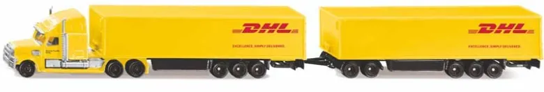 Siku Lastbil Långtradare DHL 1806 skala 1:87