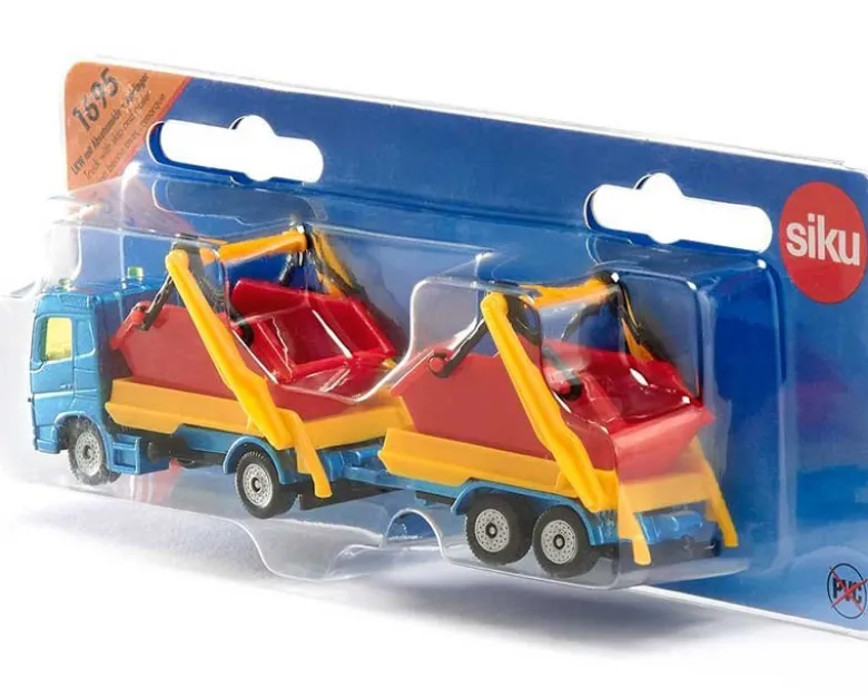 Siku lastbil med container och släp 1695