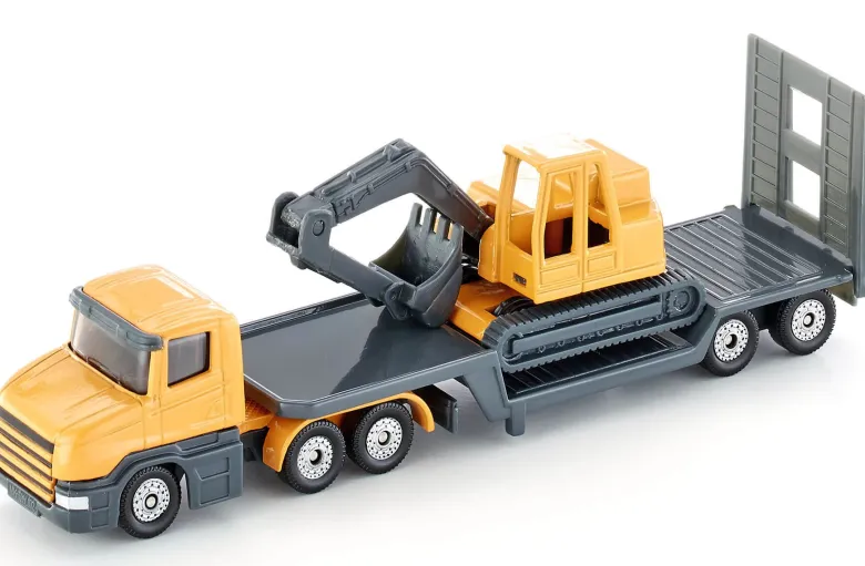 Siku Lastbil med trailer och grävmaskin 1611
