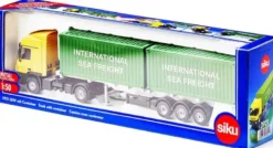 Siku Lastbil Mercedes-Benz Actros med container skala 1:50