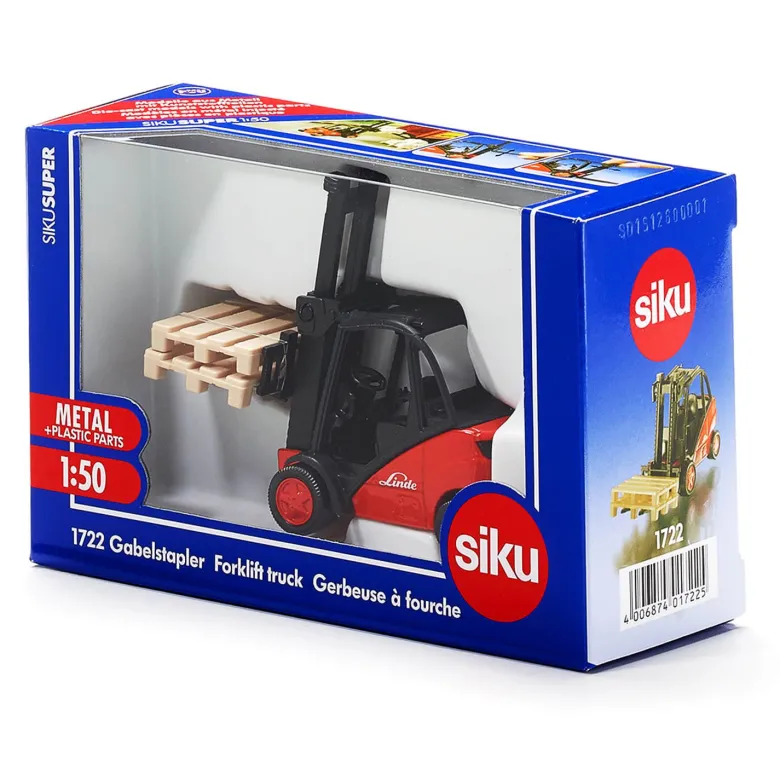 Siku Linde Gaffeltruck Leksakstruck 1722 - 1:50