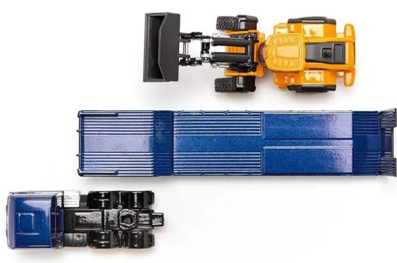 Siku MAN Lastbil Transport med JCB Lastmaskin 1:87