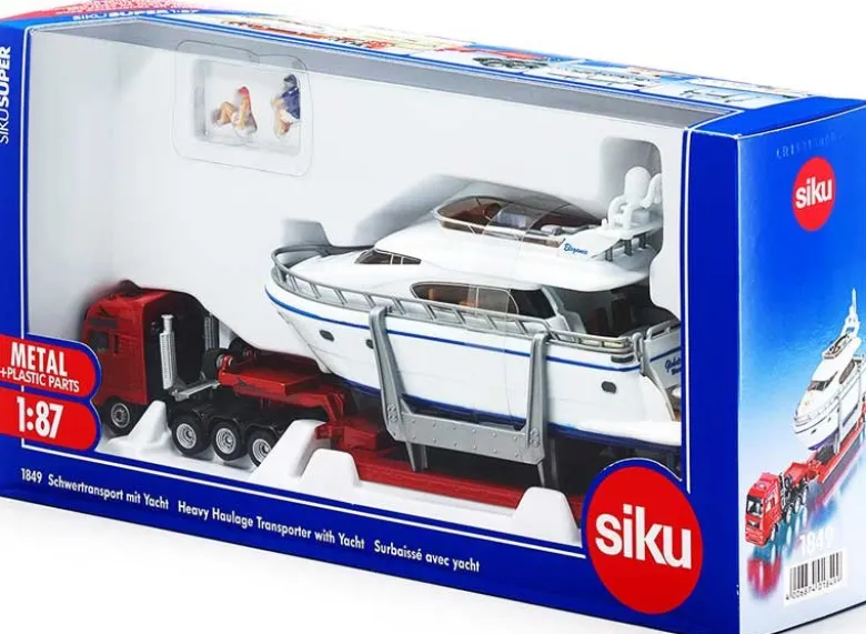 Siku MAN Transportlastbil och Yacht skala 1:87