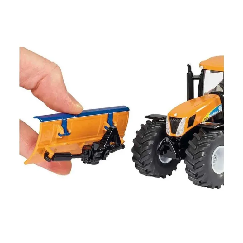 Siku New Holland T7070 med Plog och Spridare 2940 - 1:50