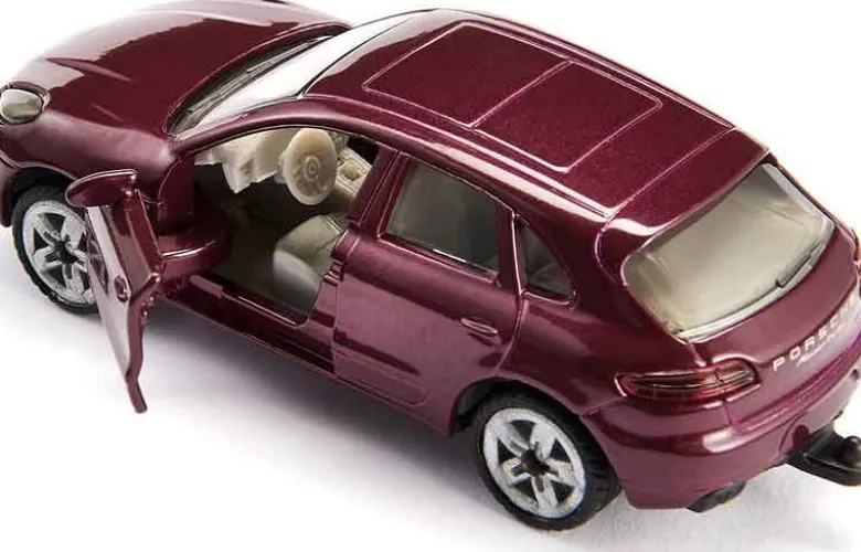Siku Porsche Cayenne med Dethleff Exclusiv Cmotion Husvagn 1:55 2542