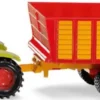 Siku Traktor Claas med ensilagesläp 1650