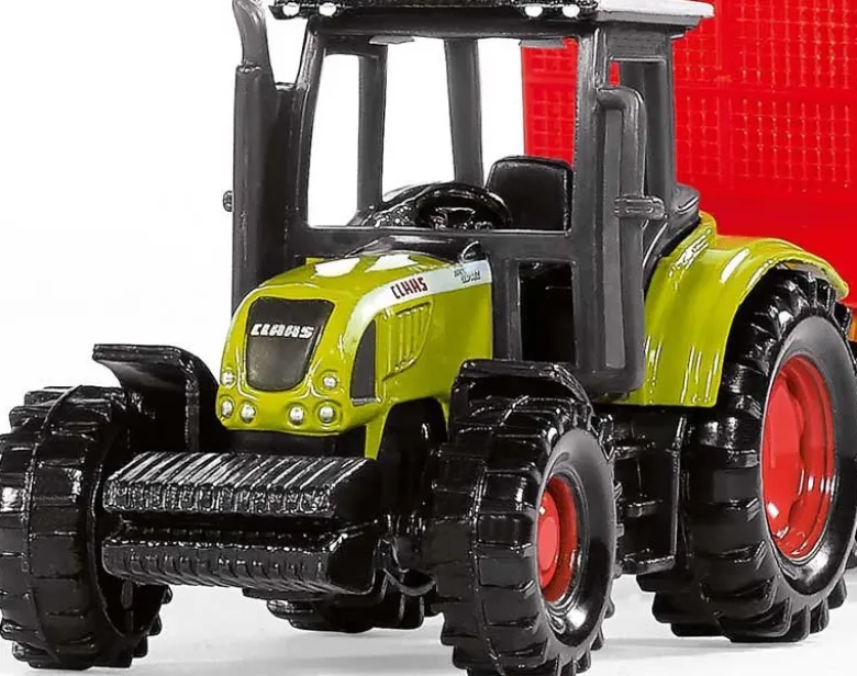 Siku Traktor Claas med ensilagesläp 1650