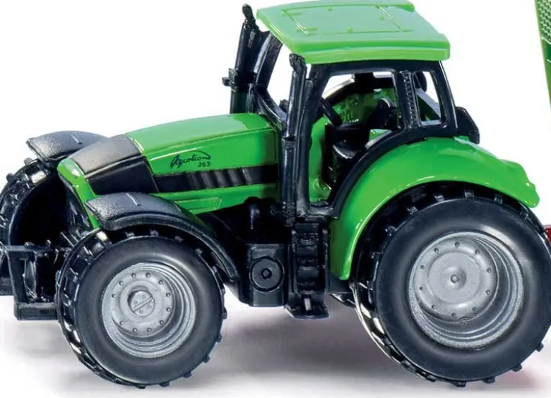 Siku Traktor Deutz Agrotron med gödselspridare 1673
