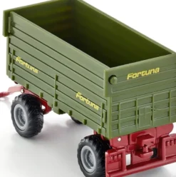 Siku Traktor Dubbelaxlat Släp 1077
