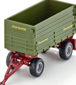 Siku Traktor Dubbelaxlat Släp 1077