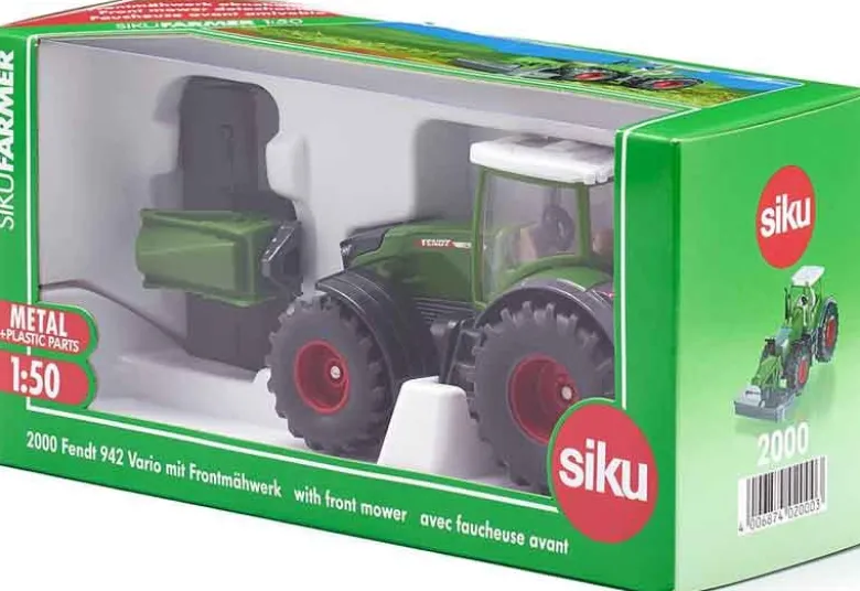 Siku Traktor Fendt 942 Vario med slåtterkross 2000 1:50