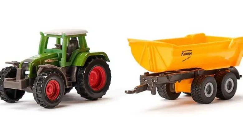 Siku Traktor Fendt 926 Vario med släp Krampe 1605