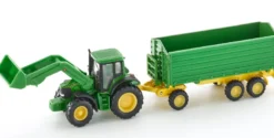 Siku Traktor John Deere 6920 S med lastare och släp 1843 - 1:87