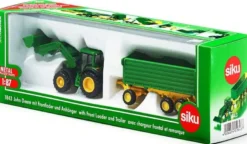 Siku Traktor John Deere 6920 S med lastare och släp 1843 - 1:87