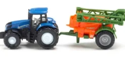 Siku Traktor New Holland med gödselspridare 1668
