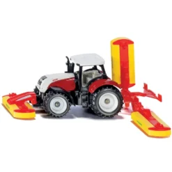 Siku Traktor Steyr med slåtterkross 1672