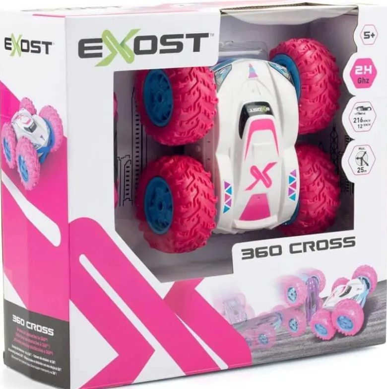 Silverlit Radiostyrd Bil Exost 360 Cross Rosa 12 km/h