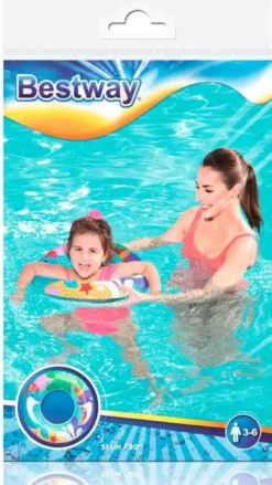Simring och badring Delfiner 51 cm Bestway
