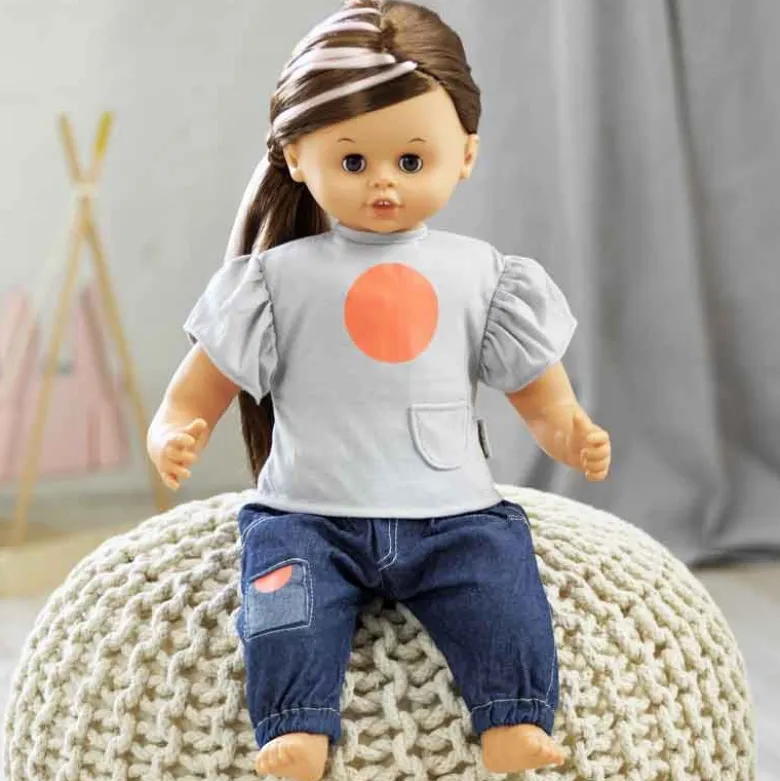 Skrållan Jeans och T-shirt till dockor