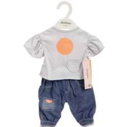 Skrållan Jeans och T-shirt till dockor