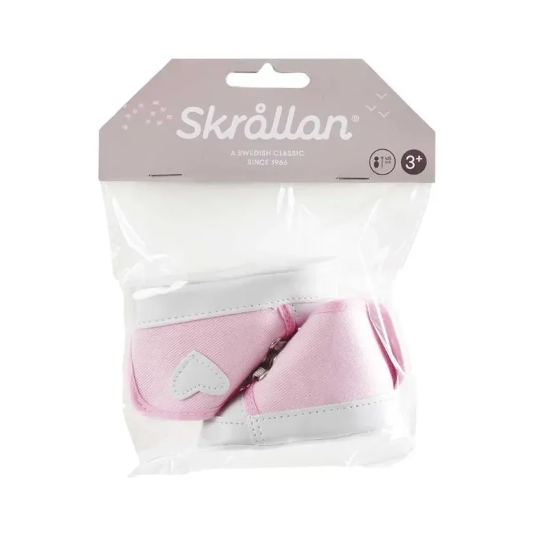 Skrållans Gymnastikskor Rosa Dockskor