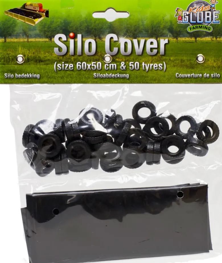 Skydd i svart plast och gummidäck till Silo Kids Globe 1:32