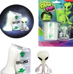 Slime Självlysande med en alien figur
