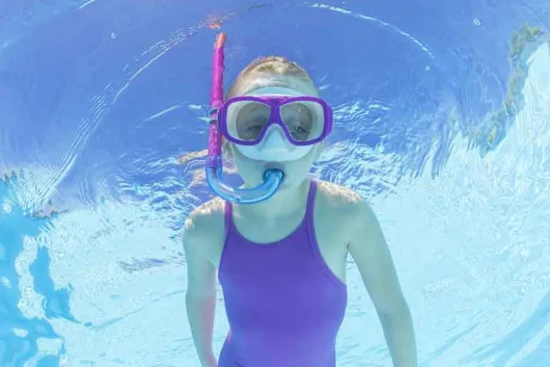 Snorkelset 7 år+ Cyklop Rosa till barn Bestway