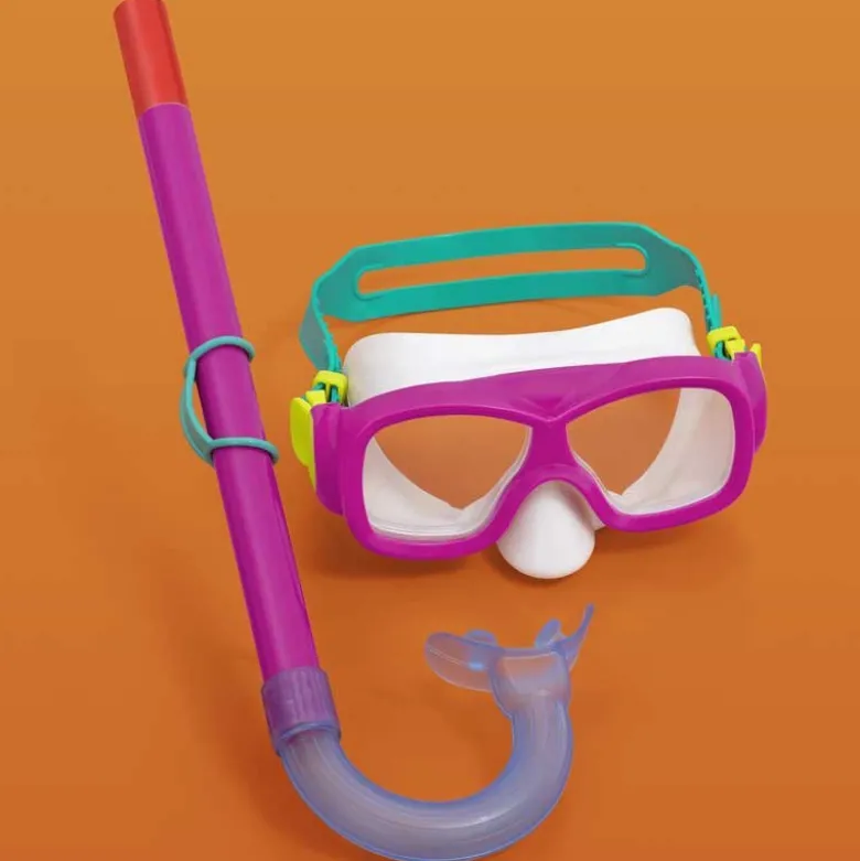 Snorkelset 7 år+ Cyklop Rosa till barn Bestway