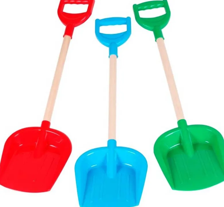 Spade till barn med träskaft 65 cm sandspade