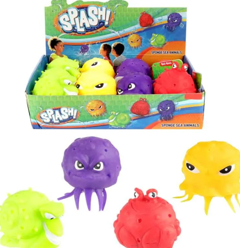 Splash Vattenboll Havsdjur sprutar ut vatten då man kastar dem 9 cm