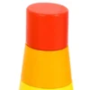Stapelleksak i trä geometriska former för barn Tooky Toy