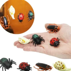 4 st. Insekter Krypande Fönsterklättrande