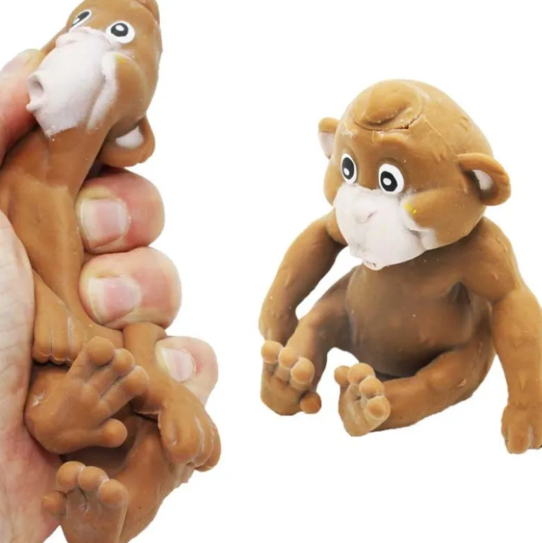 Söt Klämapa Stretchy Klämdjur 15 cm